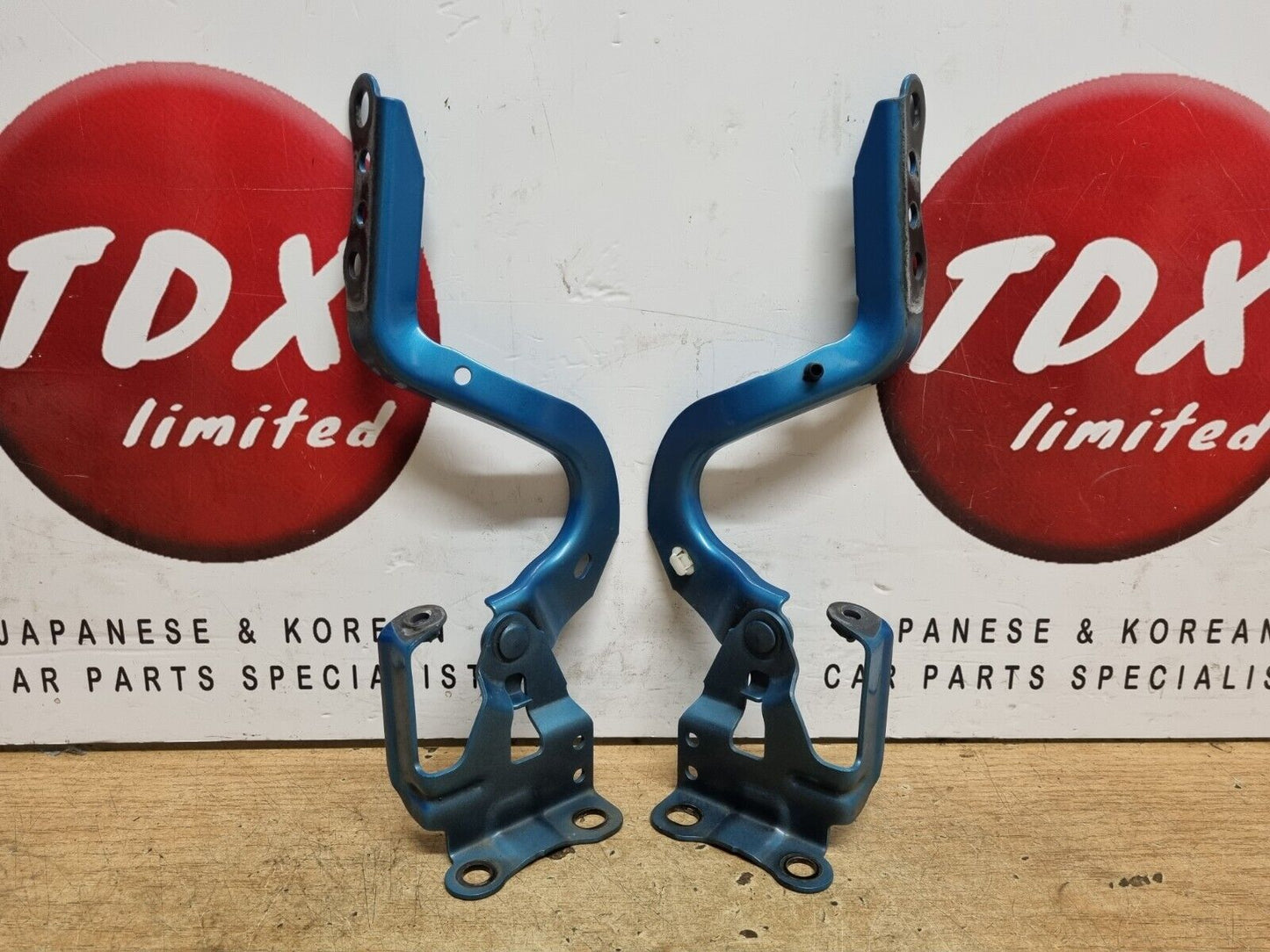 TOYOTA PRIUS MK4 2017-2022 XW50 GENUINE BONNET HINGES PAIR BLUE PEARL 791