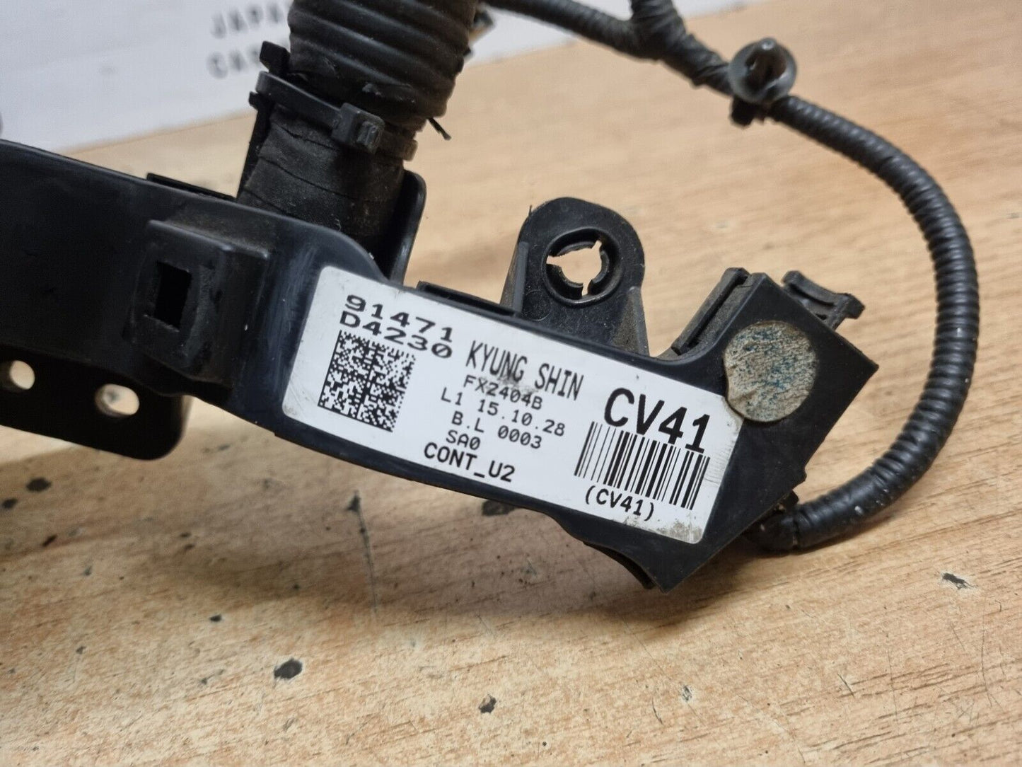 KIA OPTIMA JF MK4 1.7 CRDI 2016-2019 GENUINE ENGINE WIRING LOOM 91471-D4230