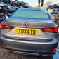 2016 LEXUS IS 300H SPORT MK3 2.5 PETROL HYBRID CVT AUTO VEHICLE FOR BREAKING