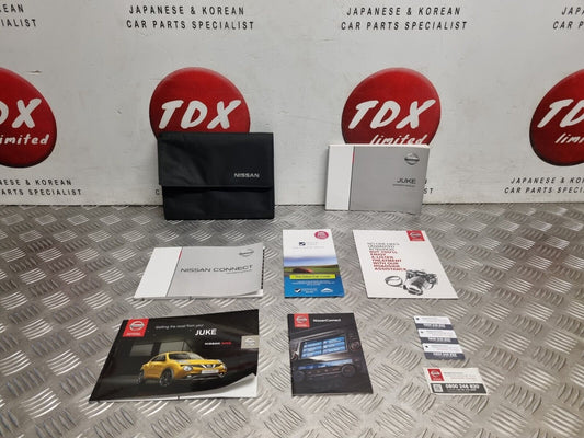 NISSAN JUKE F15 2014-2019 GENUINE OWNERS MANUAL CONNECT HANDBOOK PACK WALLET