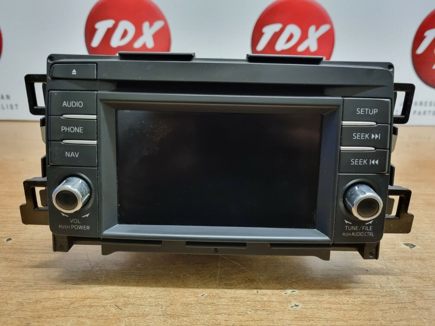 MAZDA CX-5 MK1 SAT NAV CD PLAYER STEREO RADIO HEAD UNIT 2012-2017 GKK966DV0A