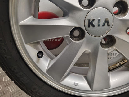 KIA PICANTO TA 2011-2017 14" INCH GENUINE ALLOY WHEEL 7MM 165/60/14 52910-1Y150