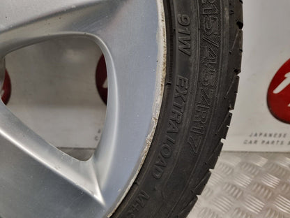 TOYOTA AURIS E150 2006-2012 17" INCH ALLOY WHEEL 5MM TREAD 215/45/17 42611-02E00