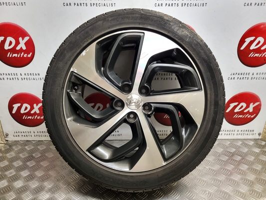 HYUNDAI TUCSON TL 2015-2020 19 INCH DIAMOND CUT ALLOY WHEEL 245/45/19 52910D7410