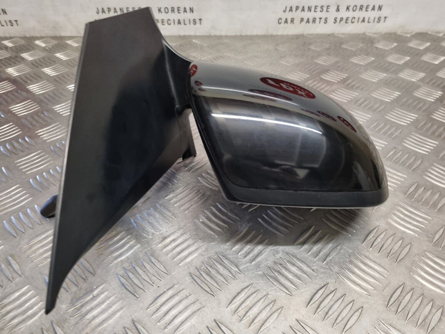 NISSAN PIXO 2009-2013 GENUINE DRIVERS SIDE MANUAL WING MIRROR ZAM BLACK