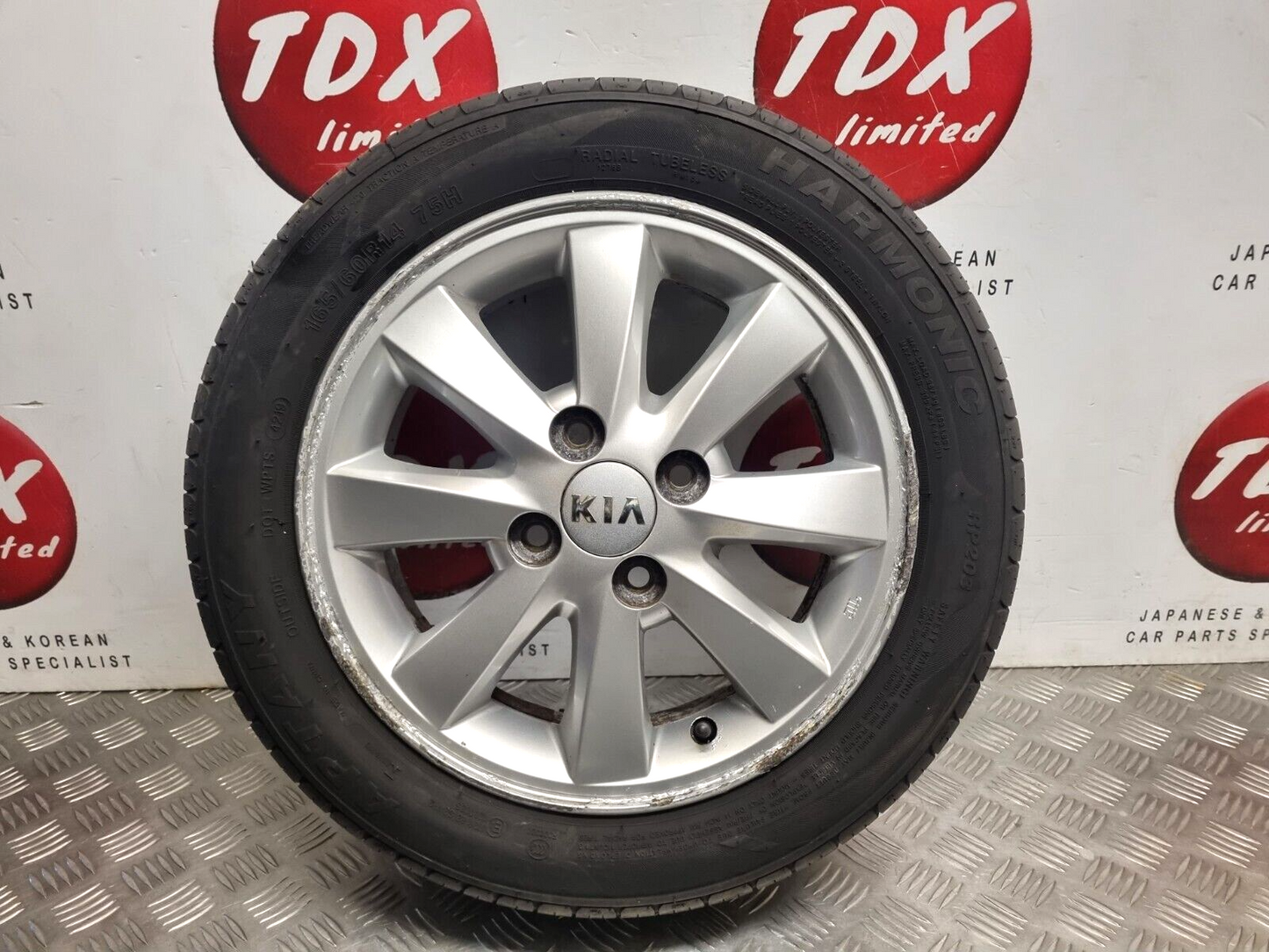 KIA PICANTO 2011-2017 14" INCH GENUINE ALLOY WHEEL 7MM 165/60/14 6J 52910-1Y150