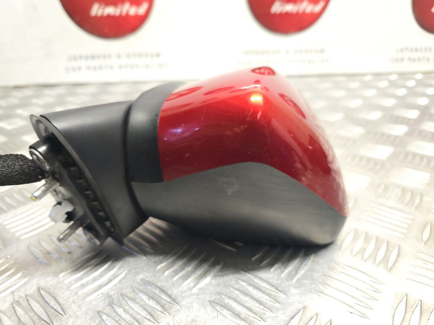 MAZDA 2 (DJ) MK3 2015-2020 GENUINE DRIVERS SIDE POWER FOLD WING MIRROR RED