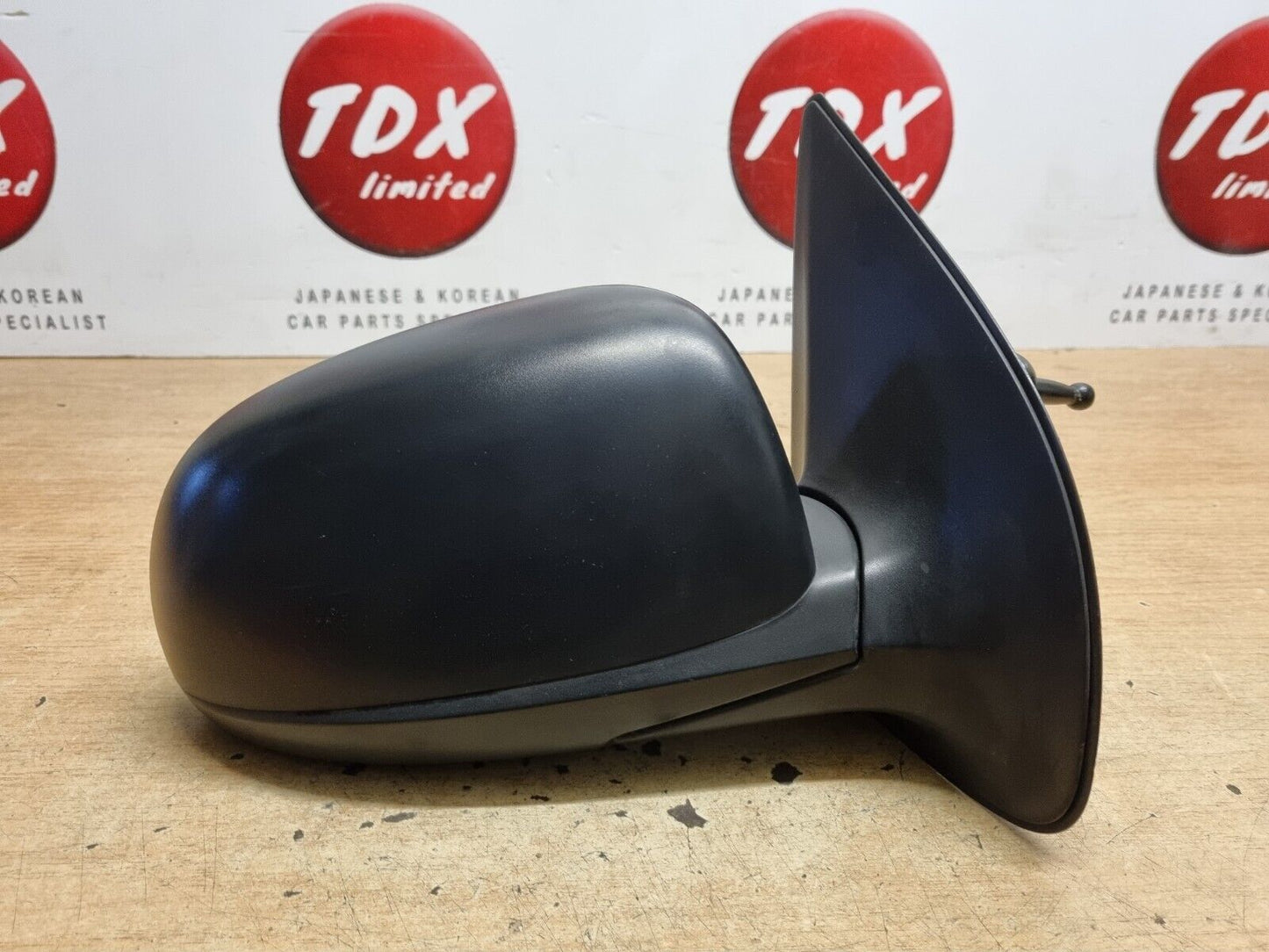 HYUNDAI I20 PB MK1 2008-2014 GENUINE DRIVERS SIDE MANUAL WING MIRROR BLACK