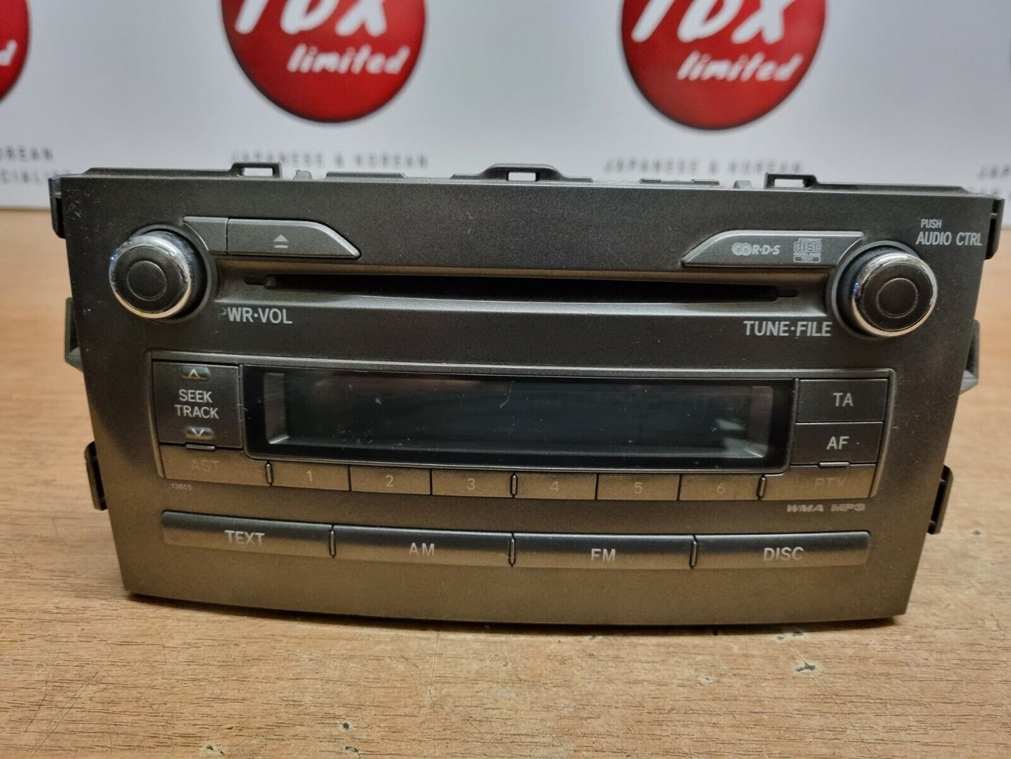 TOYOTA AURIS MK1 E15 STEREO RADIO CD PLAYER HEAD UNIT 2006 2007 2008 2009