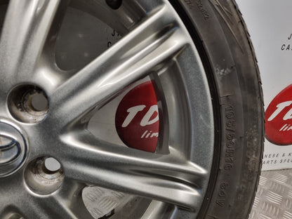 TOYOTA YARIS MK3 2012-2020 16" INCH GENUINE GREY ALLOY WHEEL 5MM ET51 195/50/16