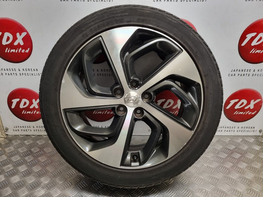 HYUNDAI TUCSON 2015-2020 19" INCH DIAMOND CUT ALLOY WHEEL 245/45/19 52910-D7410