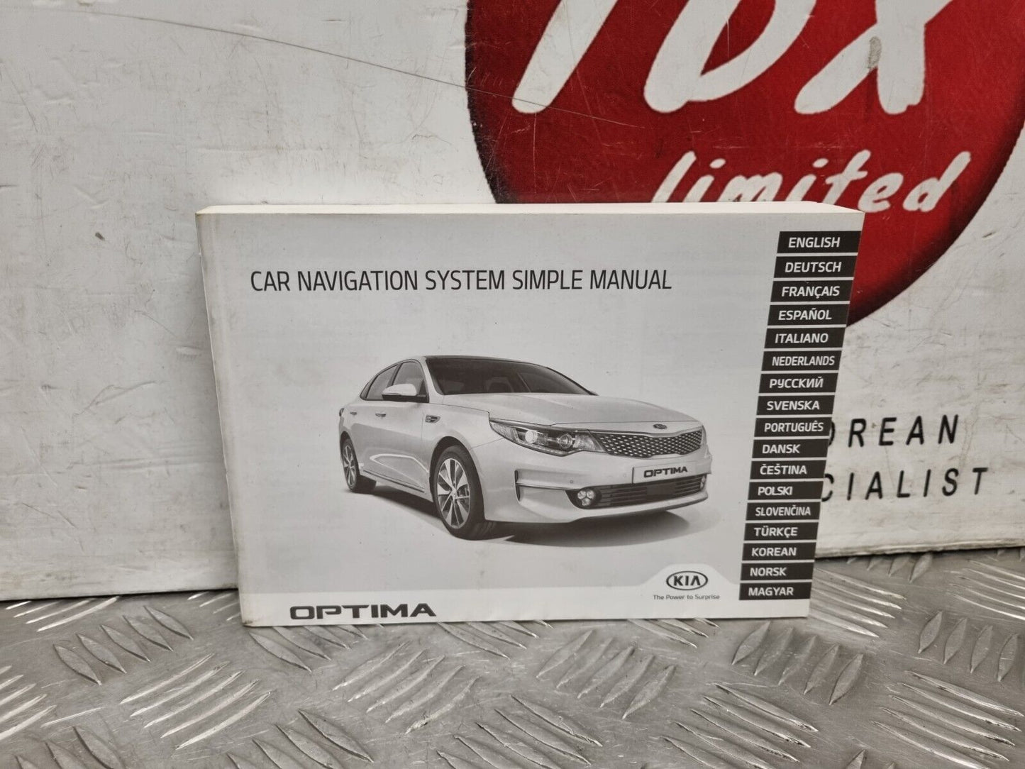 KIA OPTIMA (JF) MK3 2015-2019 GENUINE OWNERS MANUAL HANDBOOK BOOK PACK