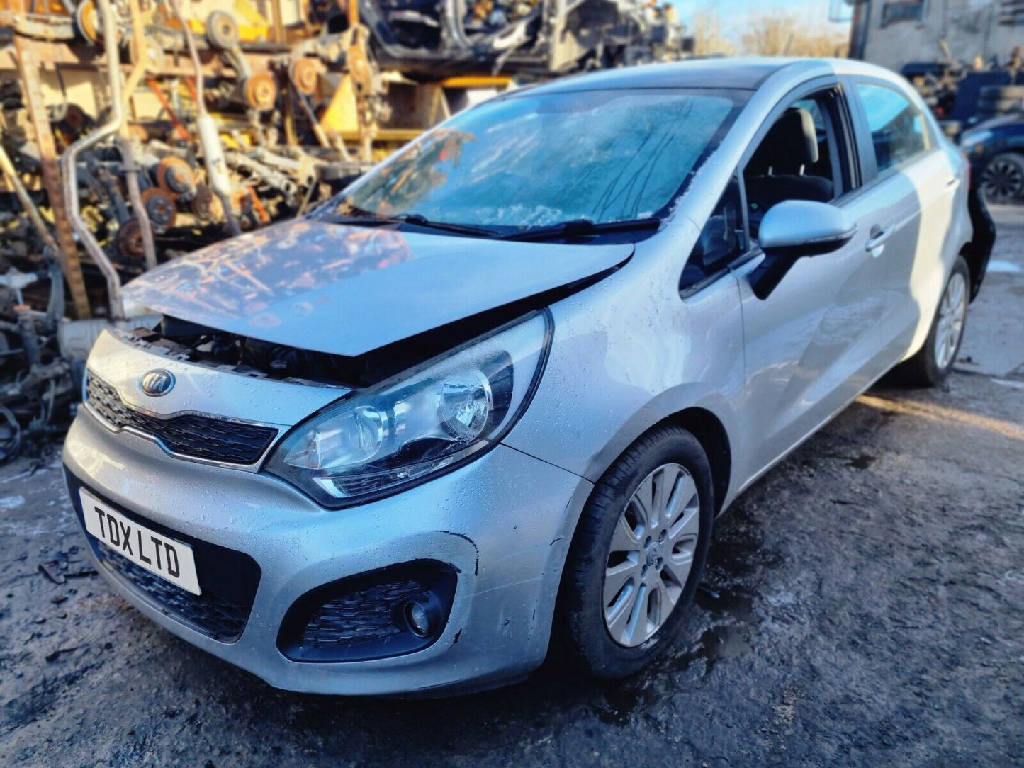 2013 KIA RIO 2 UB MK3 ECODYNAMICS 1.1 DIESEL 6 SPEED MANUAL VEHICLE FOR BREAKING