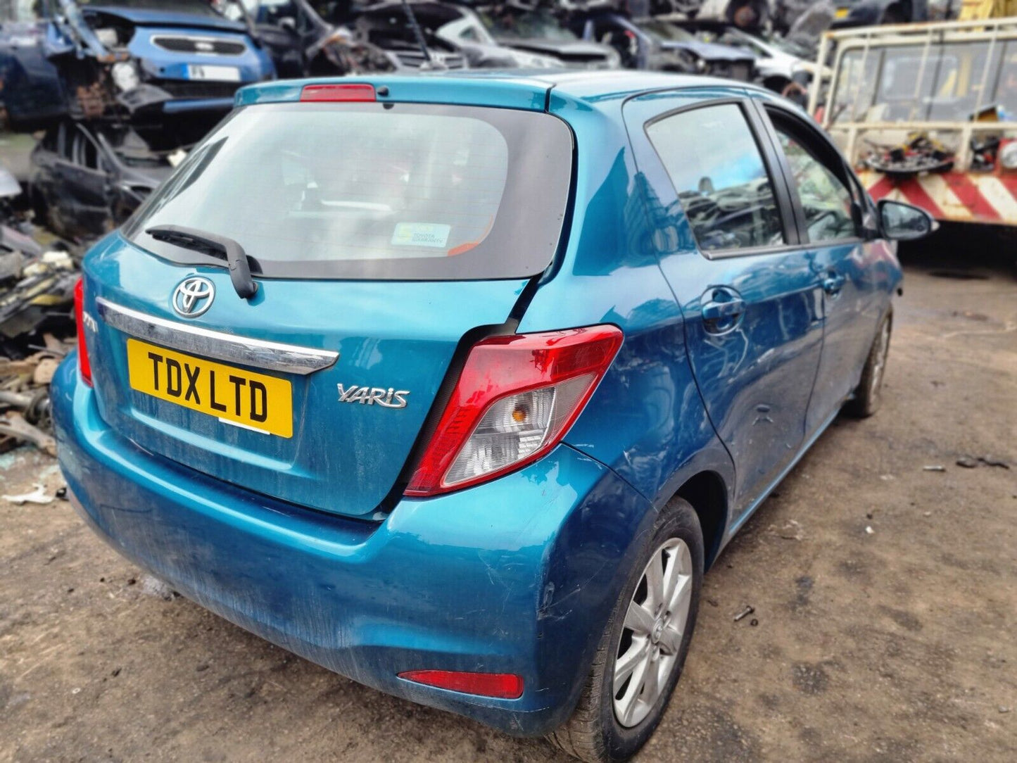 2012 TOYOTA YARIS TR MK3 5DR 1.3 PETROL 6 SPEED MANUAL VEHICLE FOR BREAKING