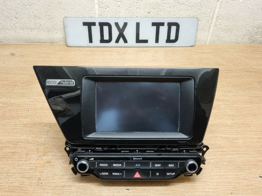 Kia Niro MK1 (DE) Sat Nav Stereo Bluetooth Radio Head Unit + SD Card 2017-2020