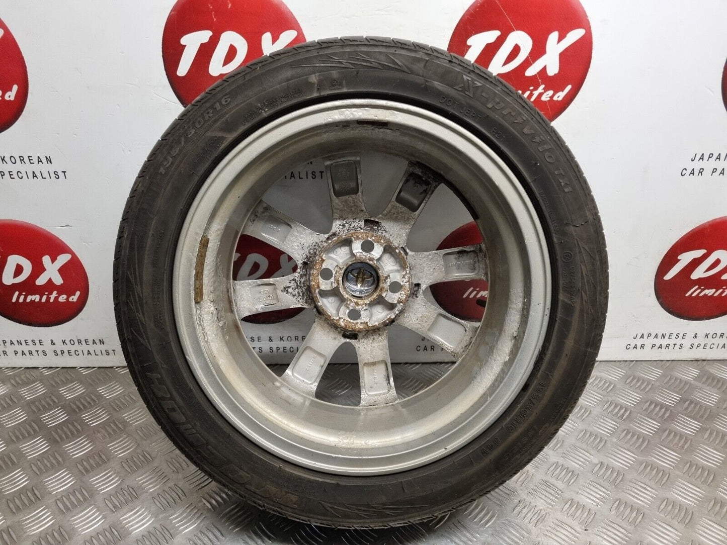 TOYOTA YARIS MK3 2012-2020 16" INCH GENUINE GREY ALLOY WHEEL 5.2MM 195/50/16