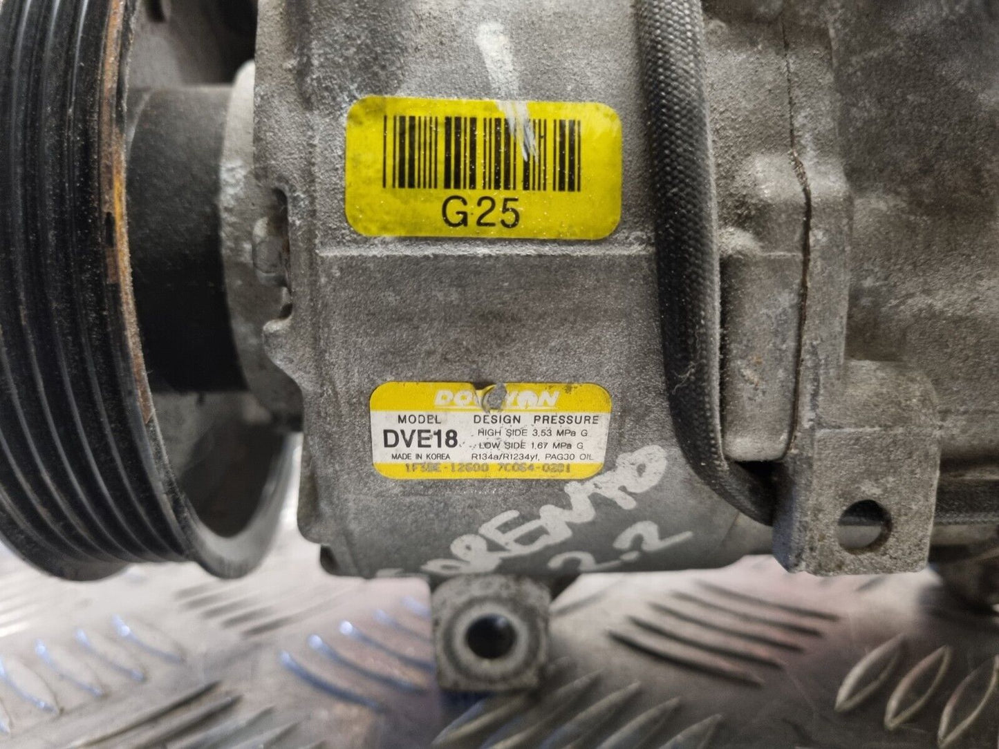 KIA SORENTO (UM) MK3 2.2 CRDI 2015-2019 DIESEL GENUINE AC PUMP 1F3BE-126002