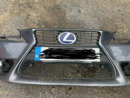 LEXUS IS 300H 2013-2017 PRE-FACELIFT GENUINE FRONT BUMPER 1H9 GREY