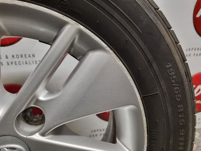 TOYOTA AURIS MK2 E18 2012-2018 15" INCH GENUINE ALLOY WHEEL 7MM TREAD 195/65/15