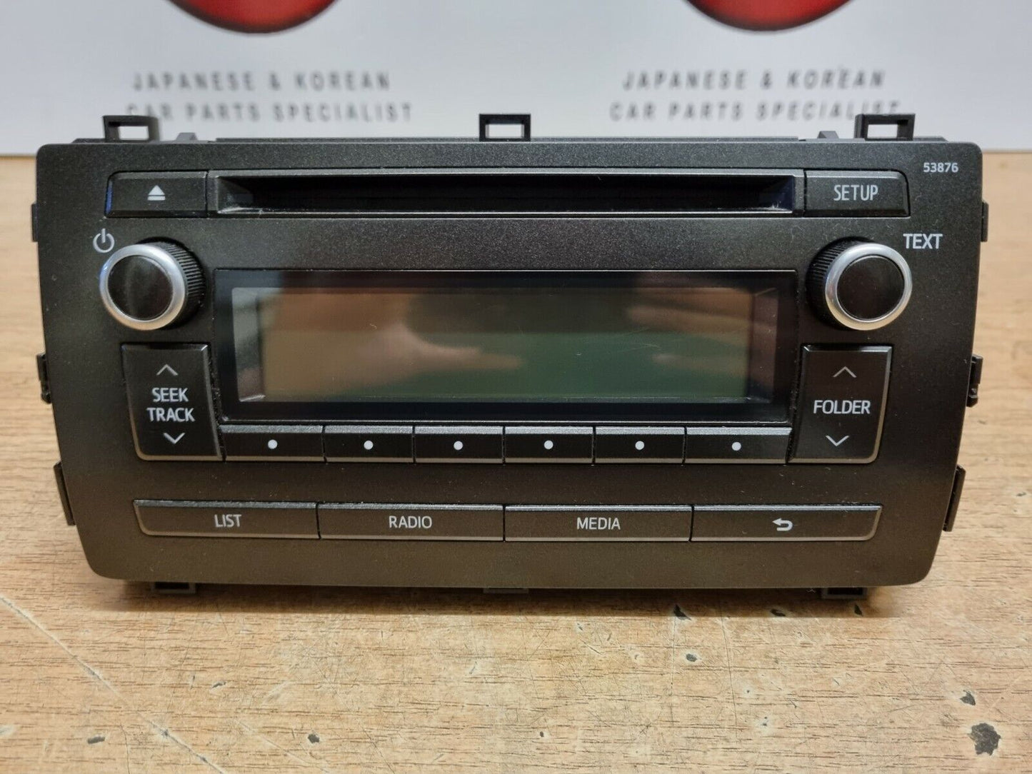 TOYOTA AURIS MK2 GENUINE RADIO CD STEREO PLAYER HEAD UNIT 2012-2017 86120-02880