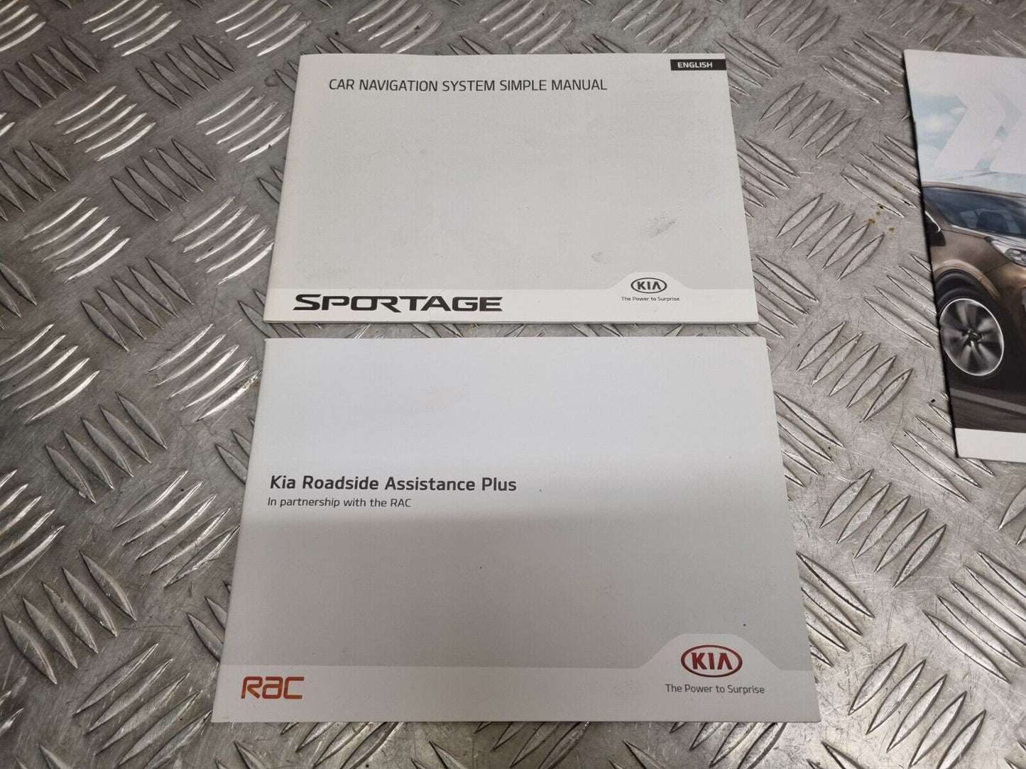 KIA SPORTAGE MK4 2016-2022 GENUINE OWNERS MANUAL SAT NAV HAND BOOK PACK WALLET