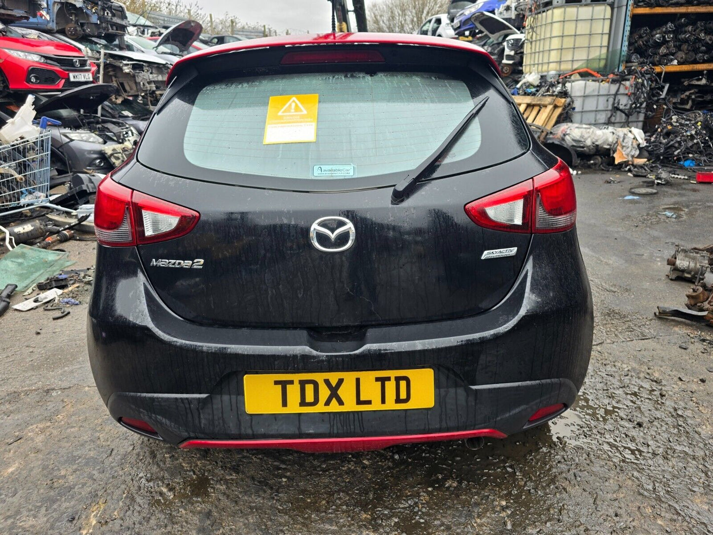 2016 MAZDA 2 (DJ) MK3 RED EDITION 1.5 PETROL 5 SPEED MANUAL 5DR PARTS SPARES