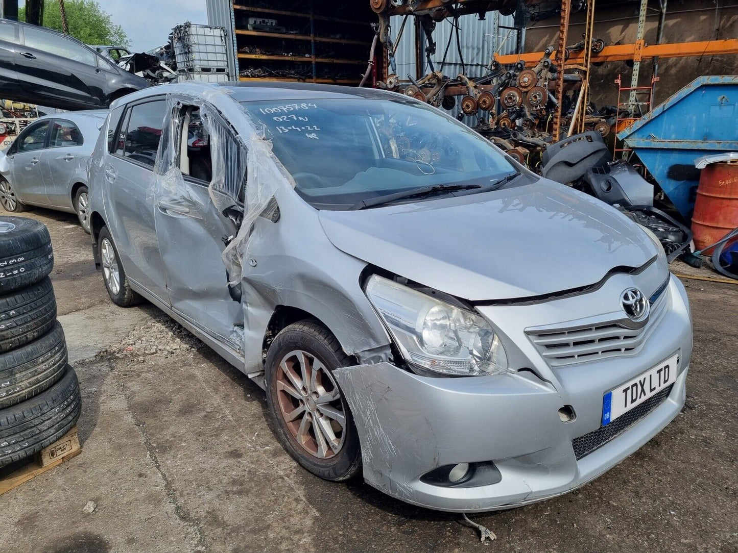 2011 TOYOTA VERSO TR MK2 1.8 PETROL 7 SPEED CVT AUTO VEHICLE FOR BREAKING