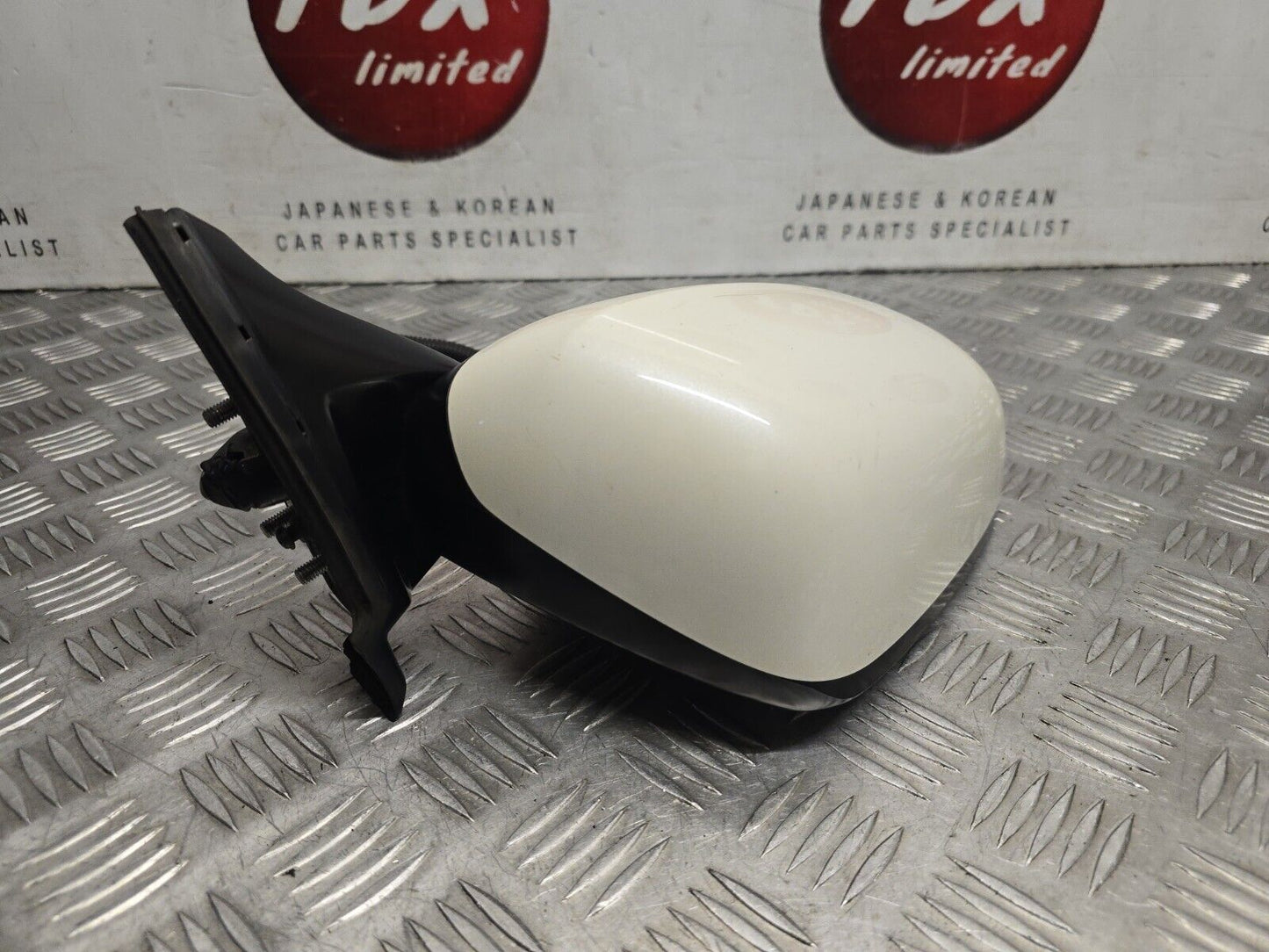 HONDA JAZZ MK3 2009-2015 GENUINE DRIVERS SIDE POWER FOLD WING MIRROR WHITE