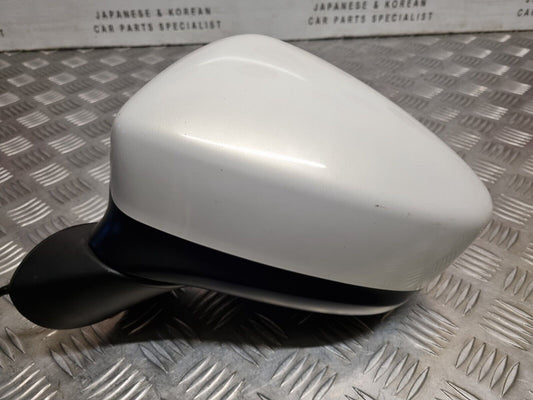 MAZDA CX-5 (KE) 2012-2015 PRE-FACELIFT PASSENGERS POWER FOLD WING MIRROR WHITE