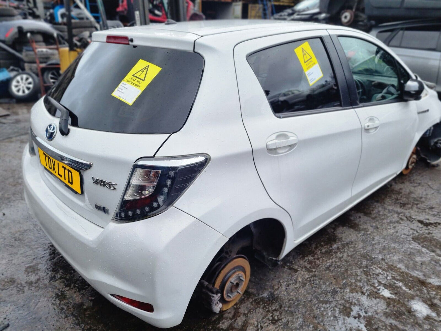 2013 TOYOTA YARIS MK3 T4 1.5 HYBRID PETROL 1 SPEED CVT AUTO VEHICLE FOR BREAKING