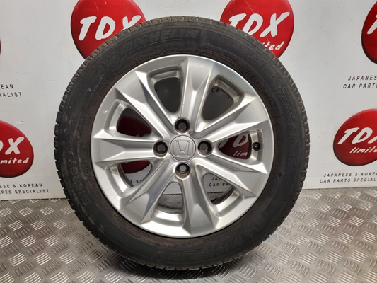 HONDA JAZZ 15" 2009-2015 GENUINE ALLOY WHEEL 175/65/15 5.5J ET45 TF015055E