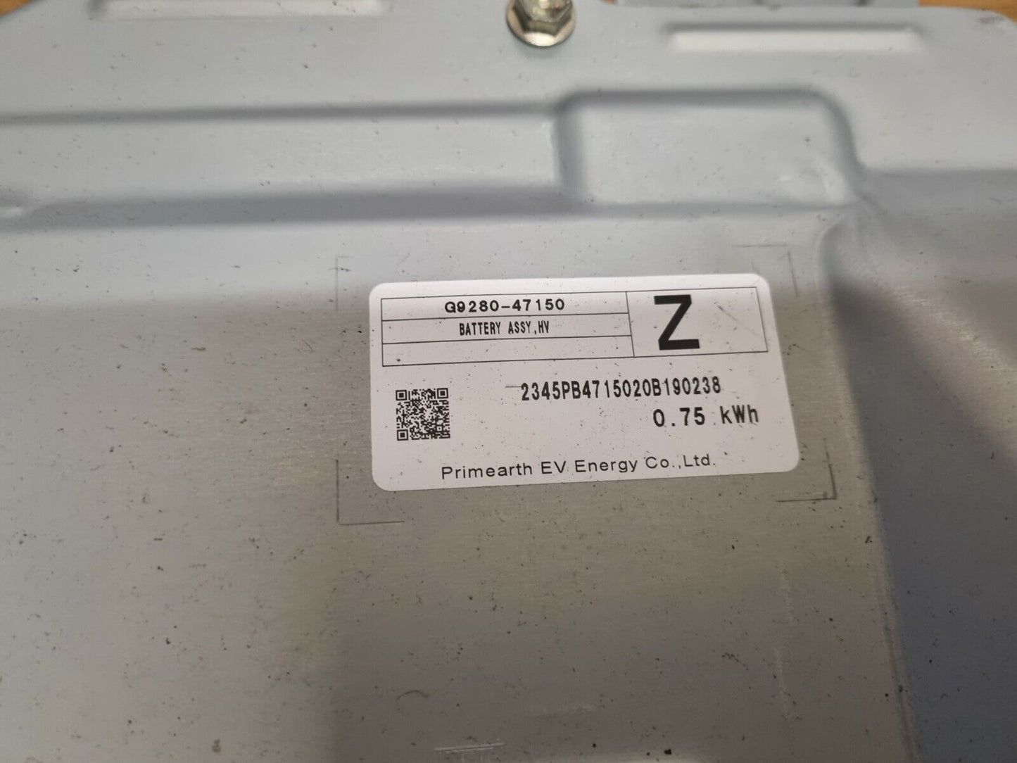 TOYOTA COROLLA MK12 1.8 HYBRID GENUINE LITHIUM-ION BATTERY PACK 2019-2022