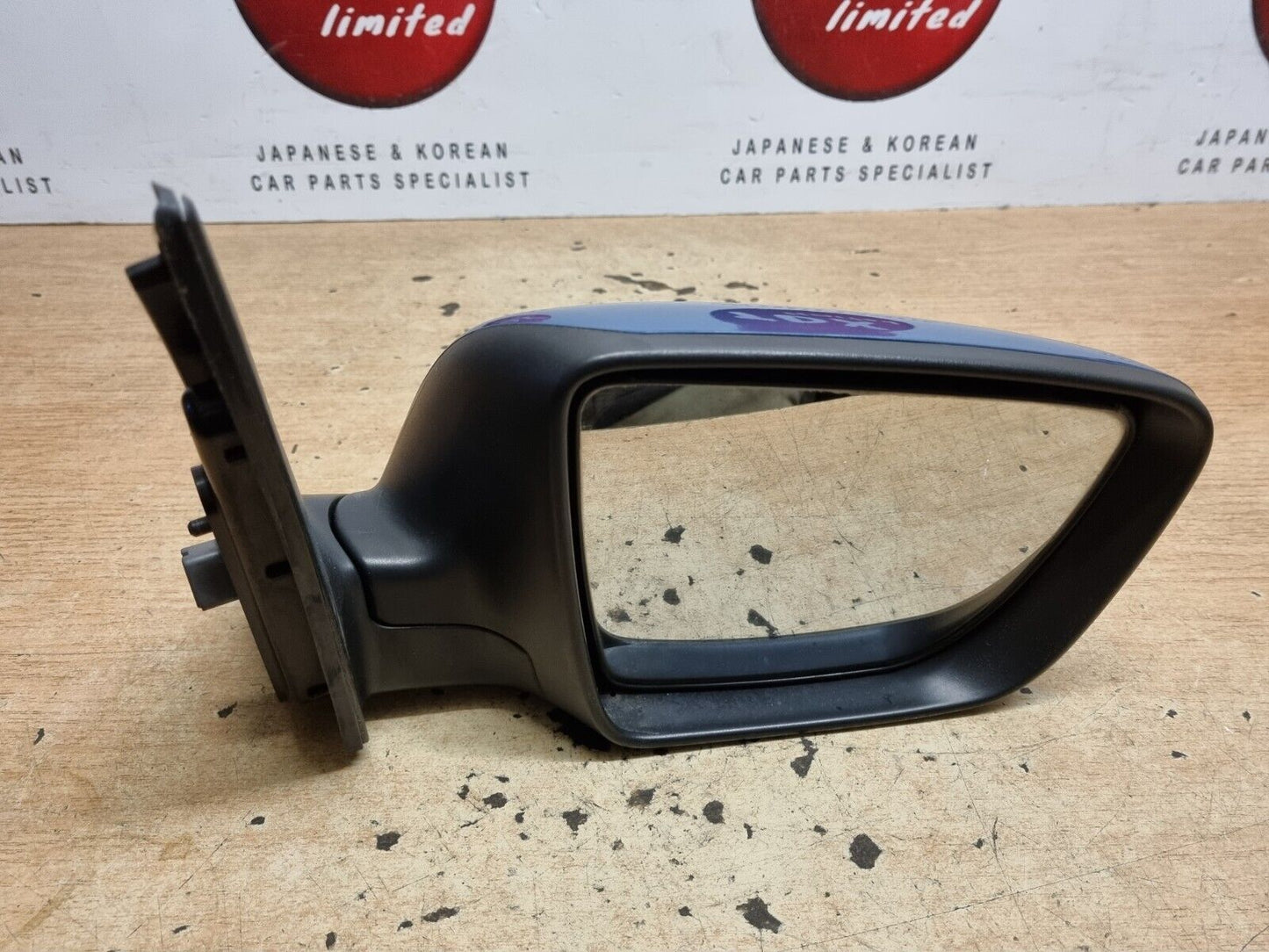 KIA VENGA YN 2010-2018 GENUINE DRIVERS SIDE ELECTRIC WING MIRROR BYTE BLUE 5B