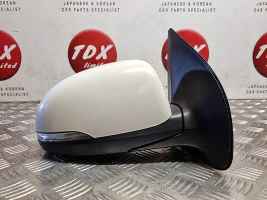 HYUNDAI I20 (PB) 2012-2014 GENUINE DRIVERS SIDE POWER FOLD WING MIRROR PHW WHITE