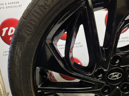 HYUNDAI TUCSON MK3 2015-2020 19 INCH BLACK ALLOY WHEEL 6MM 245/45/19 52910D7490