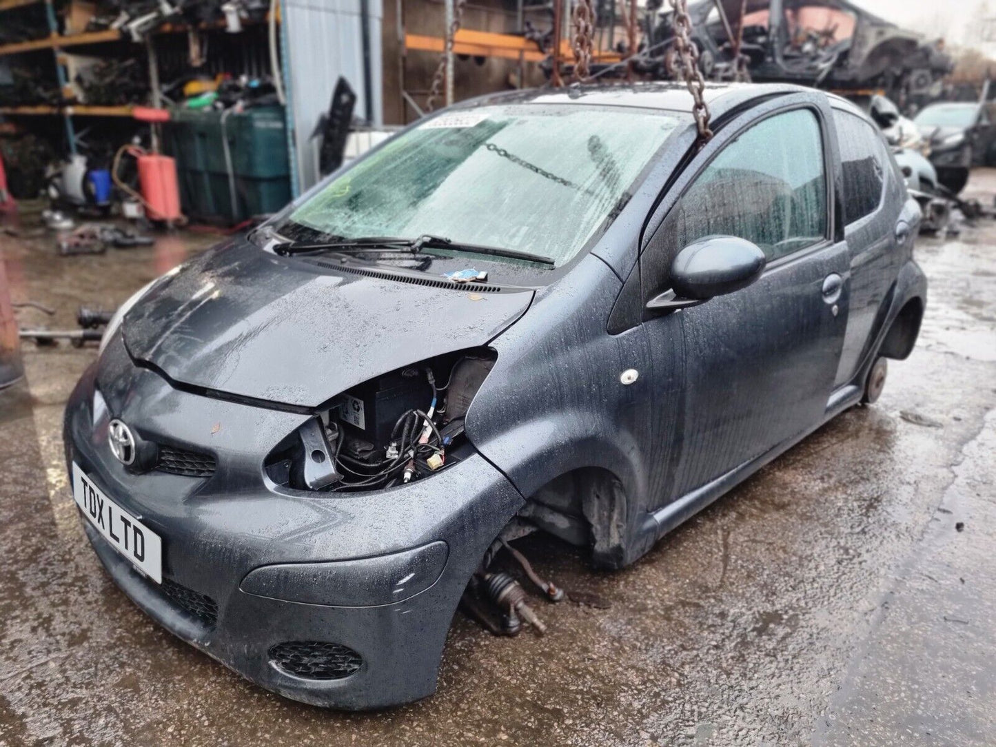 2011 TOYOTA AYGO GO MK1 AY1 1.0 PETROL VVT-I 5 SPEED MANUAL VEHICLE FOR BREAKING