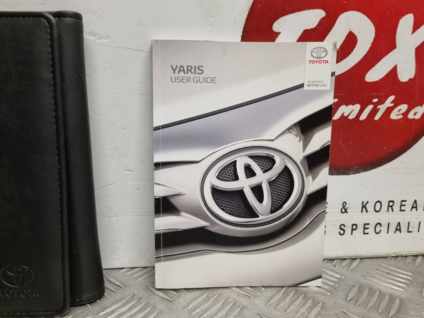 TOYOTA YARIS MK3 2012-2017 GENUINE OWNERS MANUAL HANDBOOK PACK WALLET BOOK