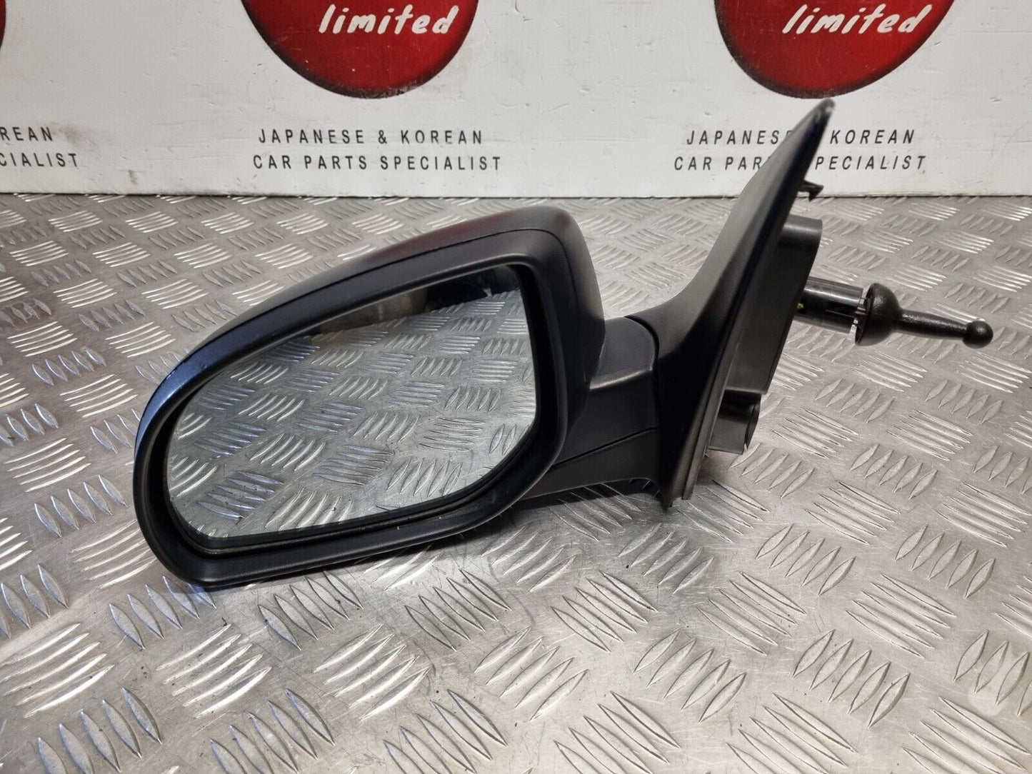 HYUNDAI I20 (PB) 2008-2014 GENUINE PASSENGERS SIDE MANUAL WING MIRROR IN BLACK