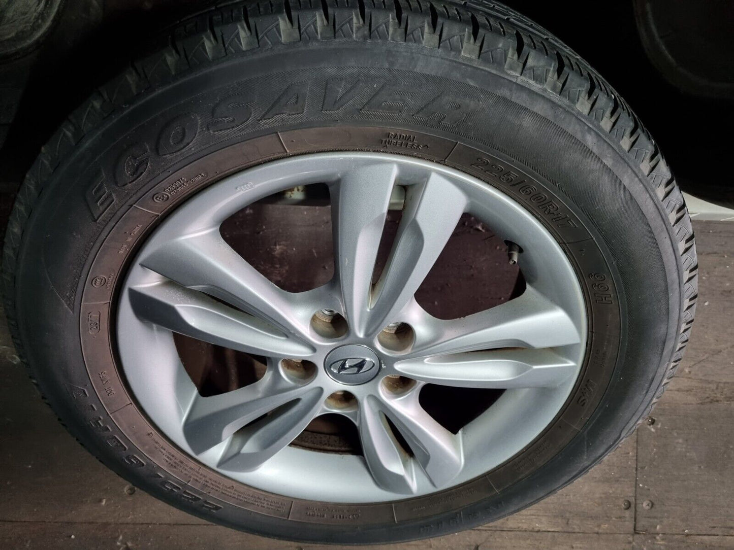 HYUNDAI IX35 17" INCH 2010-2015 ALLOY WHEEL + TYRE 225/60/17 6.5Jx18 52910-2S200