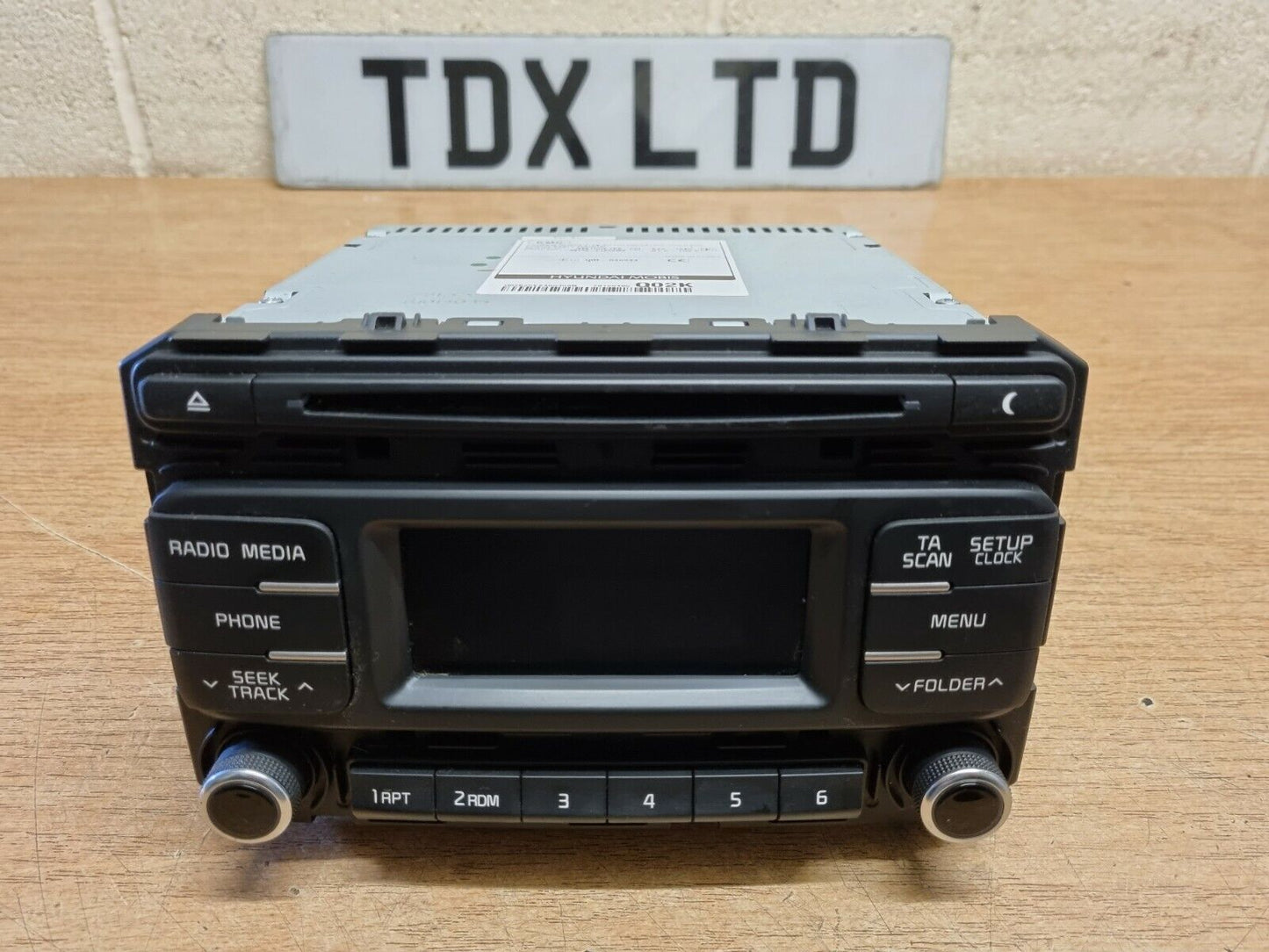 Kia Sportage QL MK4 Genuine Radio Stereo CD Head Unit 2017-2021 96170-F1020