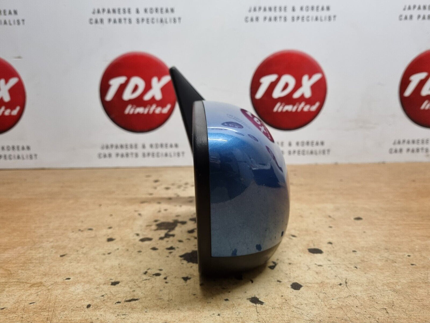 KIA VENGA YN 2010-2018 GENUINE DRIVERS SIDE ELECTRIC WING MIRROR BYTE BLUE 5B