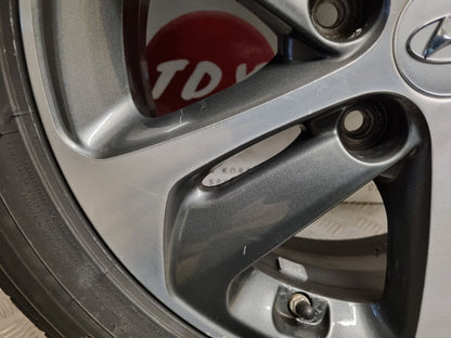 HYUNDAI I30 GD 16" INCH 2012-2018 GENUINE ALLOY WHEEL 7MM 205/55/16 52910-A5700