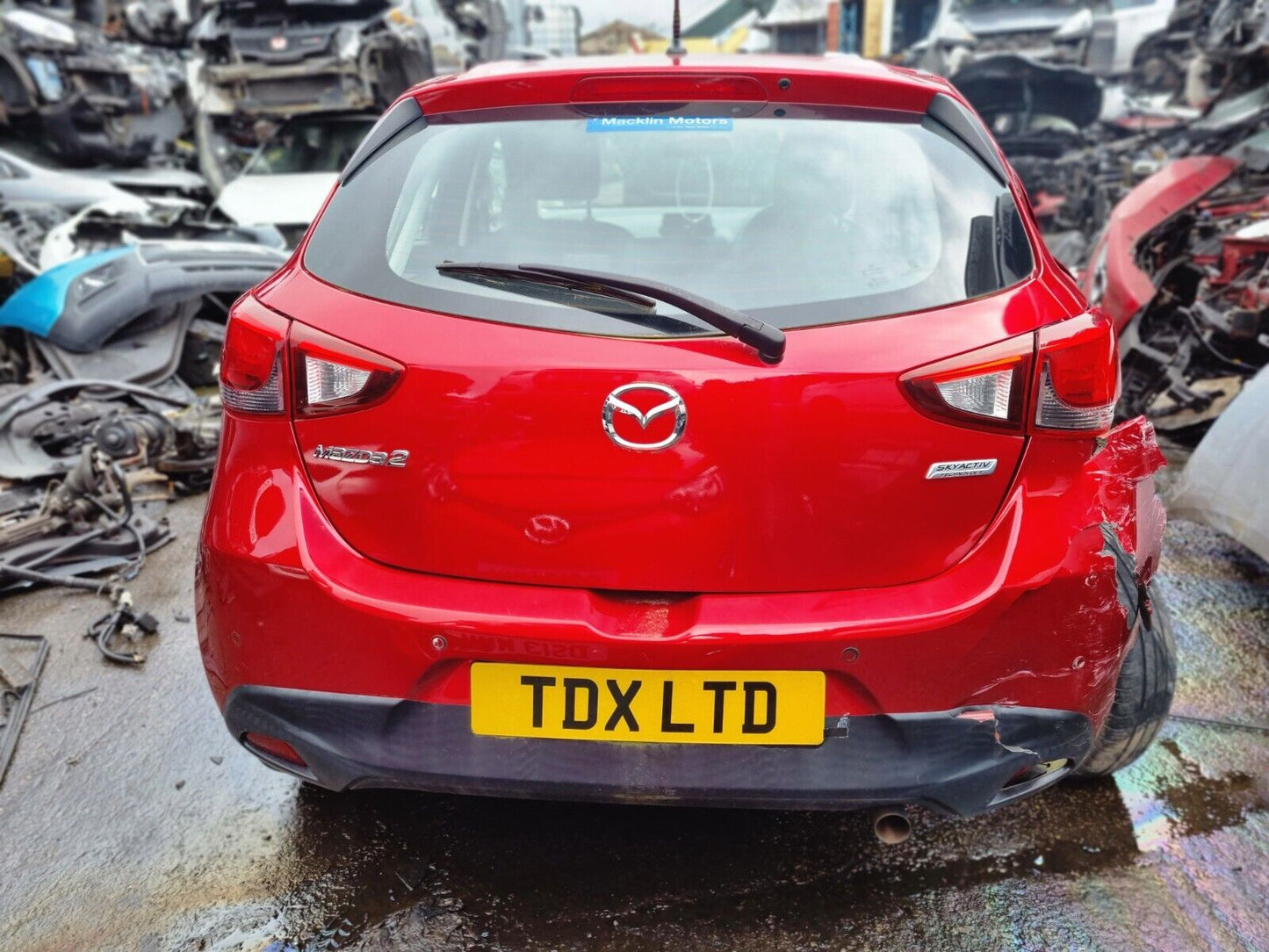 2016 MAZDA 2 SE DJ MK3 1.5 PETROL 5 SPEED MANUAL 5DR HATCH VEHICLE FOR BREAKING