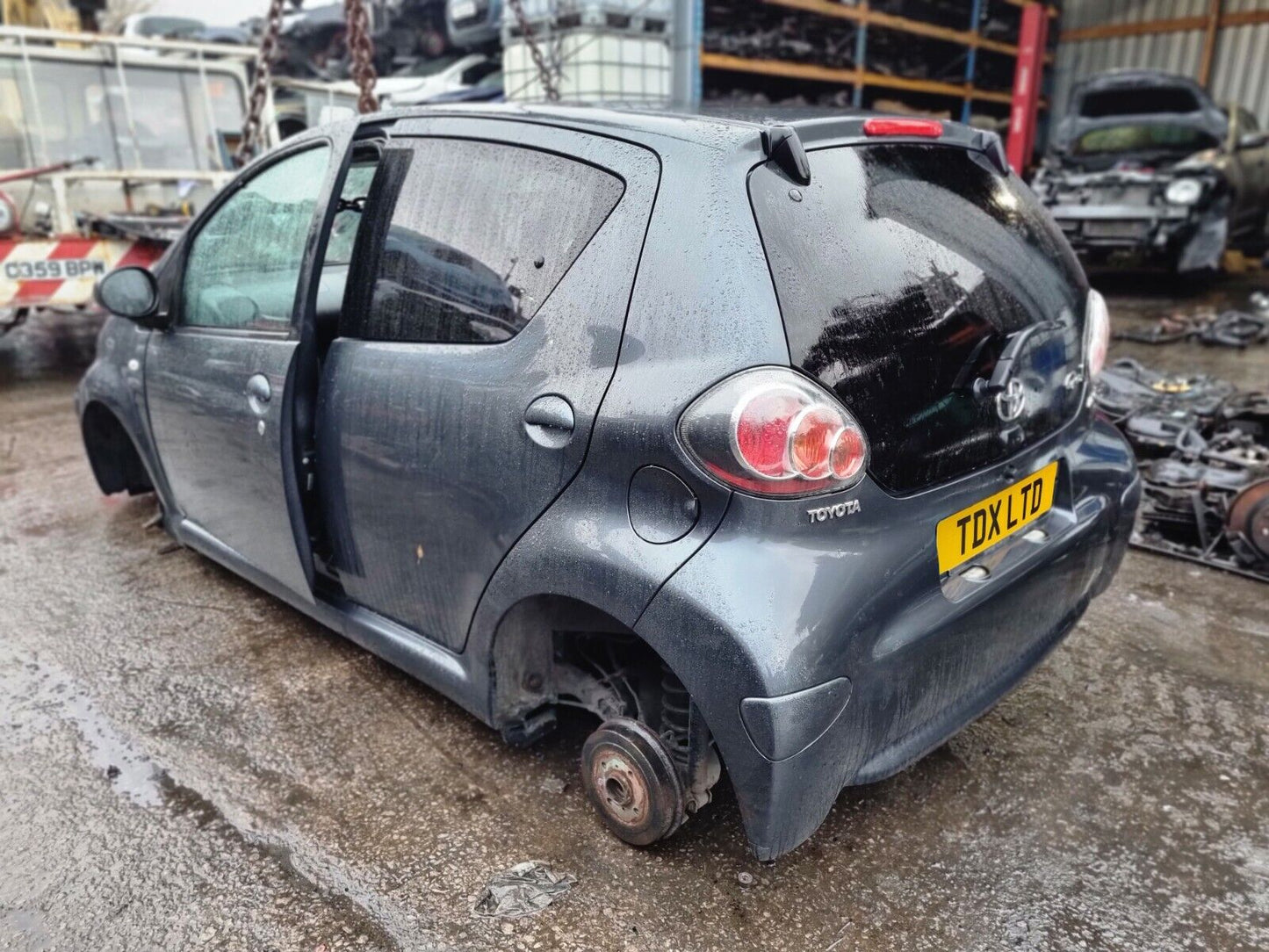 2011 TOYOTA AYGO GO MK1 AY1 1.0 PETROL VVT-I 5 SPEED MANUAL VEHICLE FOR BREAKING