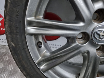 TOYOTA YARIS MK3 2012-2020 16" INCH GENUINE GREY ALLOY WHEEL 5MM 6J 195/50/16