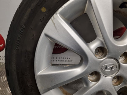 HYUNDAI I20 (PB) 2008-2014 15" INCH GENUINE ALLOY WHEEL 185/60/15 6J 52910-1J805