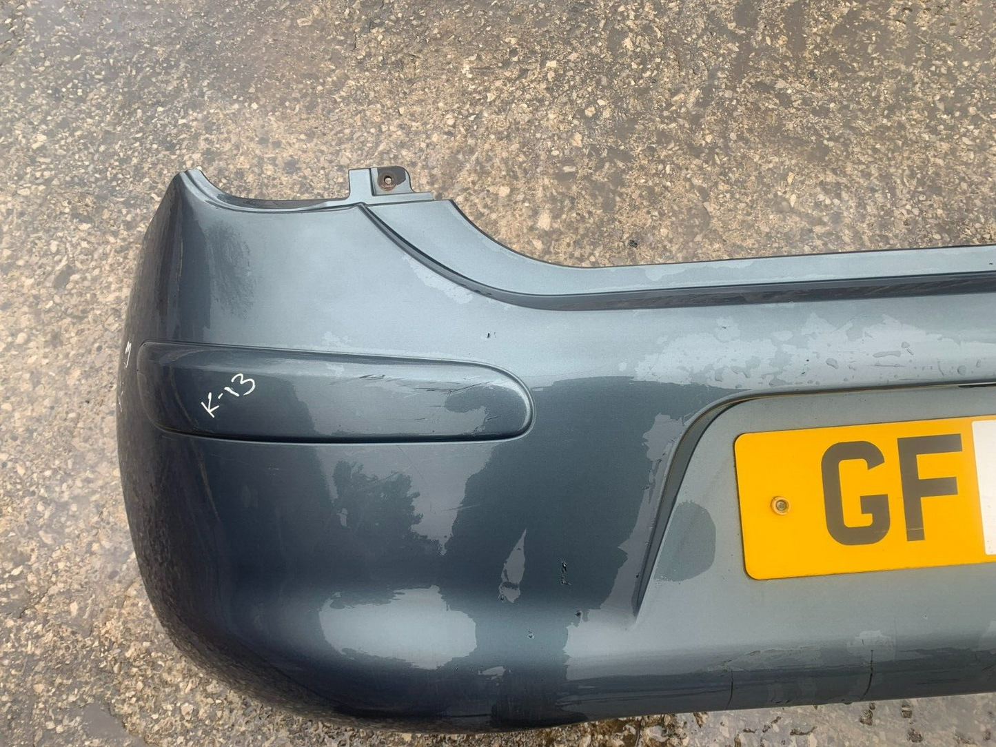 NISSAN MICRA K13 2011-2017 PRE-FACELIFT GENUINE REAR BUMPER GREY