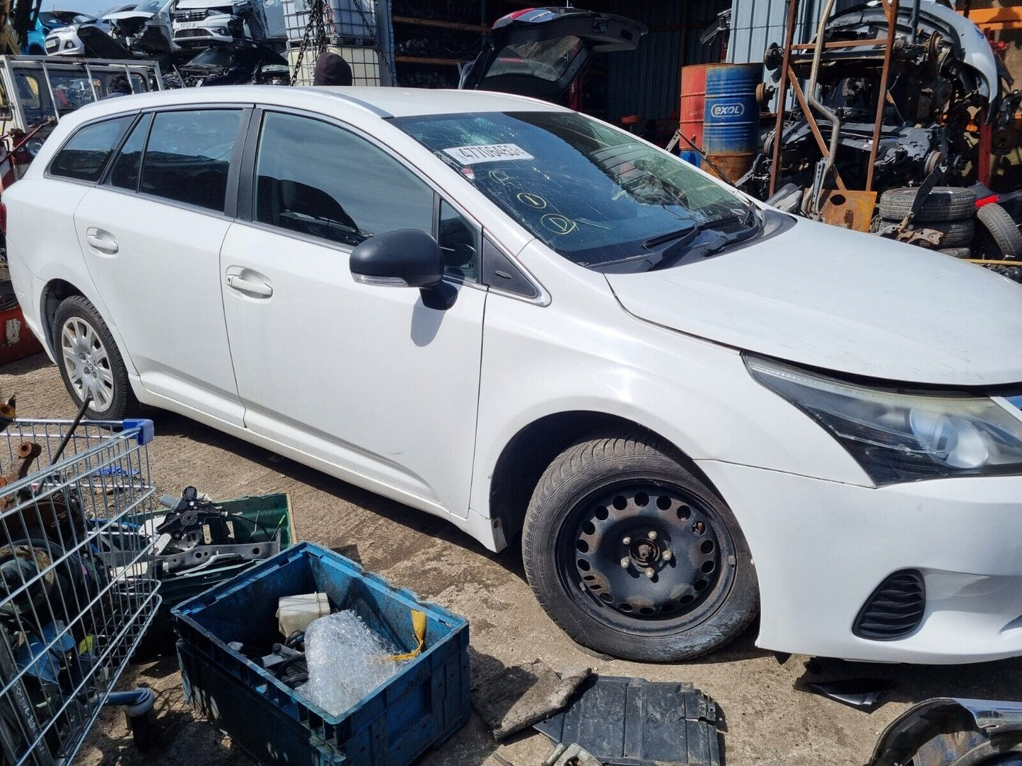 2012 TOYOTA AVENSIS ESTATE T27 MK3 2.0 DIESEL 6 SPD MANUAL VEHICLE FOR BREAKING