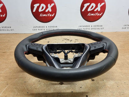 TOYOTA COROLLA MK12 2019-2022 E21 GENUINE LEATHER MULTIFUNCTIONAL STEERING WHEEL