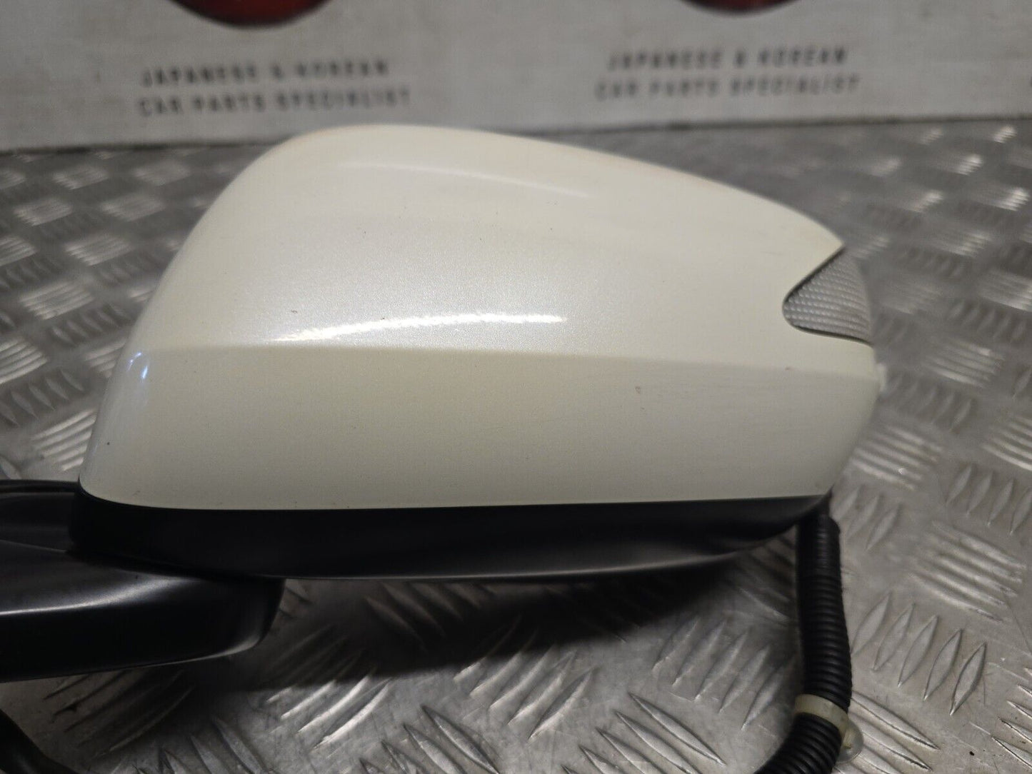 HONDA JAZZ MK3 2009-2015 GENUINE PASSENGERS SIDE POWER FOLD WING MIRROR WHITE